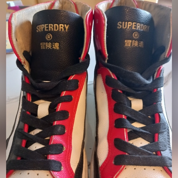 Superdry Basketball Lux trainers Size 9 - Picture 2 of 6
